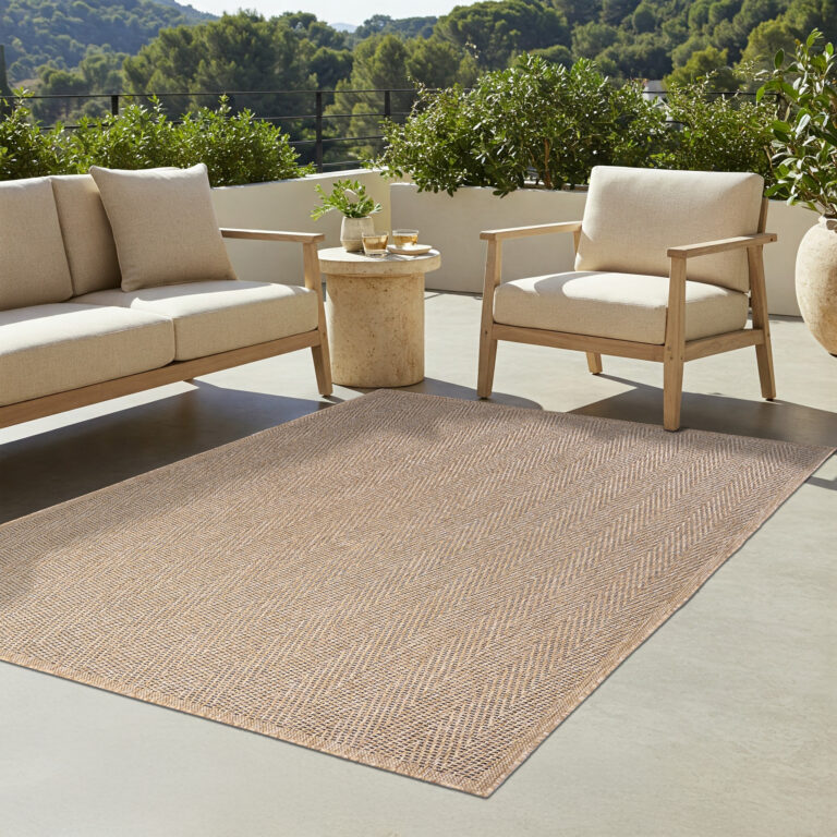 Buitenkleed Yucana Beige Strepen