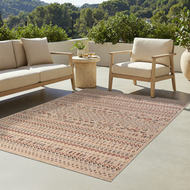Buitenkleed Yucana Beige Etnisch