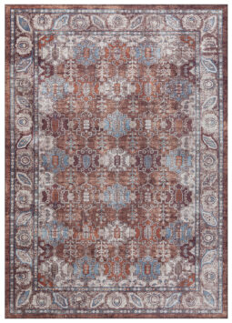 Vloerkleed Dubai Bourgondisch Ornamenten Antislip