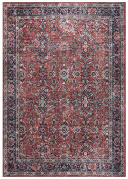 Vloerkleed Dubai Rood Ornamenten Antislip