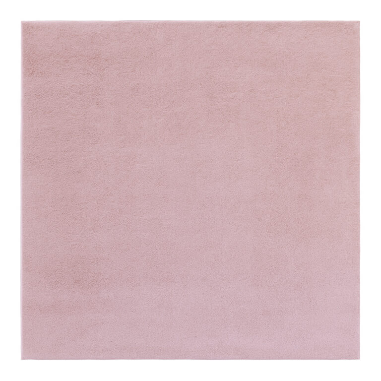 Vloerkleed Lumi Vierkant Roze Antislip