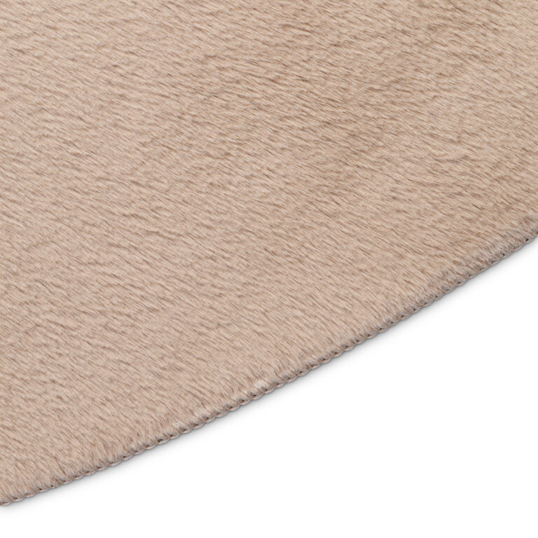 Vloerkleed Lumi Rond Beige Antislip