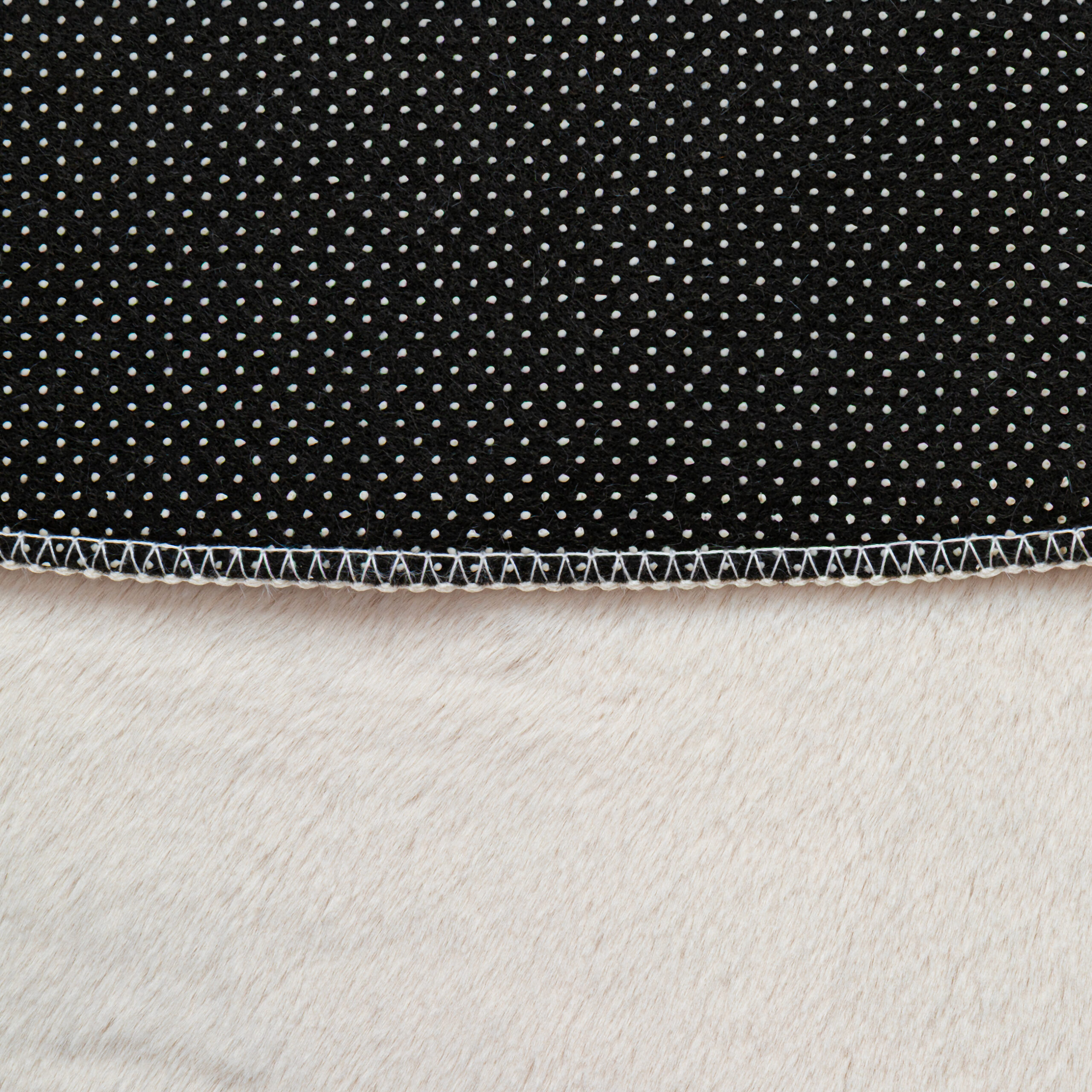 Vloerkleed Lumi Rond Crème Antislip