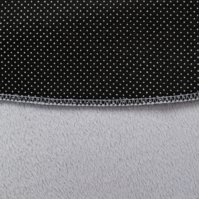 Vloerkleed Lumi Rond Lichtgrijs Antislip