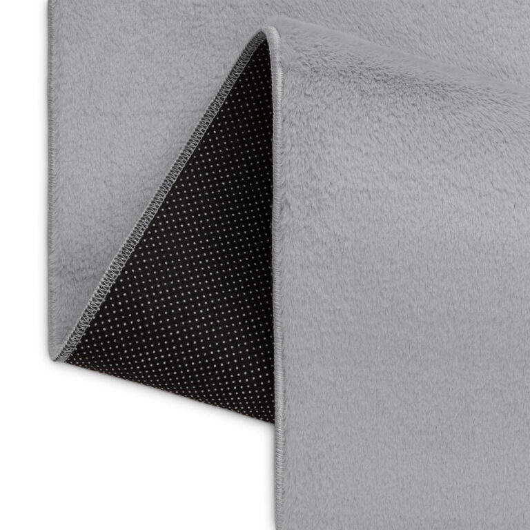 Vloerkleed Lumi Vierkant Lichtgrijs Antislip