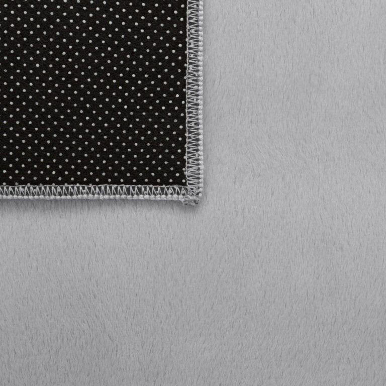 Vloerkleed Lumi Vierkant Lichtgrijs Antislip