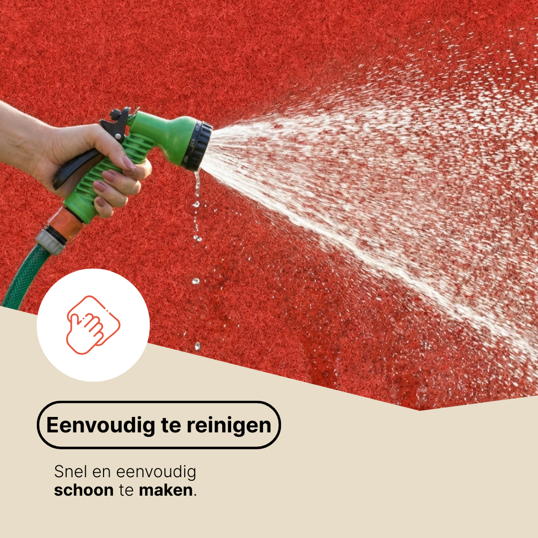 Kunstgras Pemba Rood 4 mm