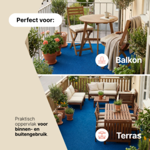 Kunstgras Garden Blauw 7 mm