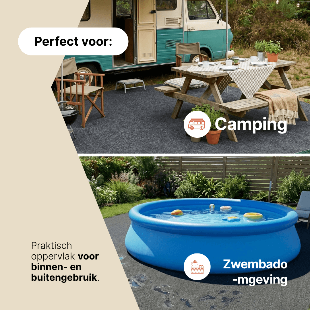 Kunstgras Pemba Grijs 4 mm