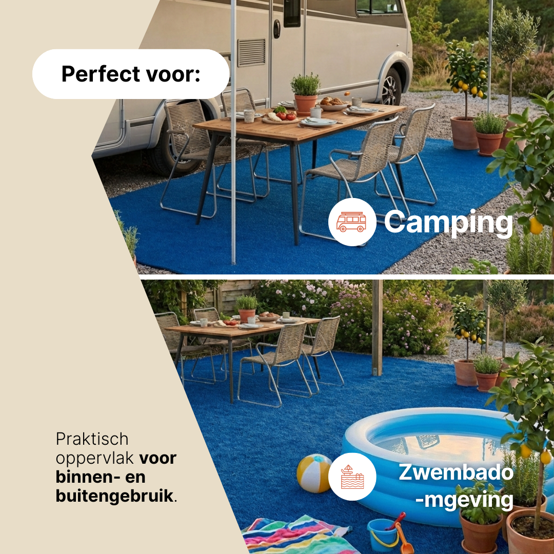 Kunstgras Garden Blauw 7 mm