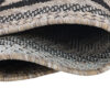 Tapijt Melissa Rond Bruin Zwart ZigZag Indoor Outdoor