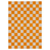 Buiten Vloerkleed Checker Crème Oranje