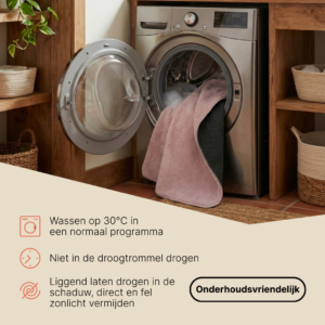 Vloerkleed Lumi Rond Beige Antislip
