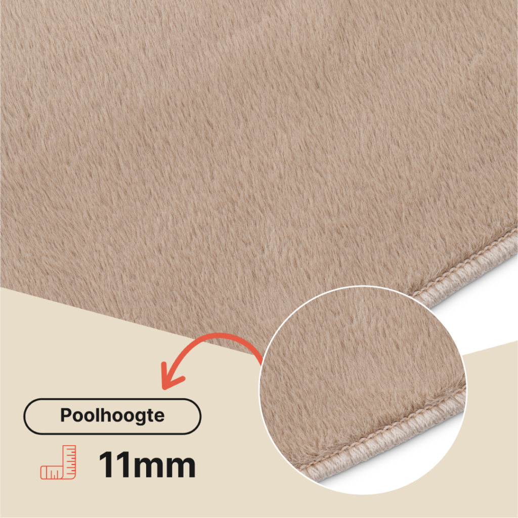 Vloerkleed Lumi Bruin Antislip