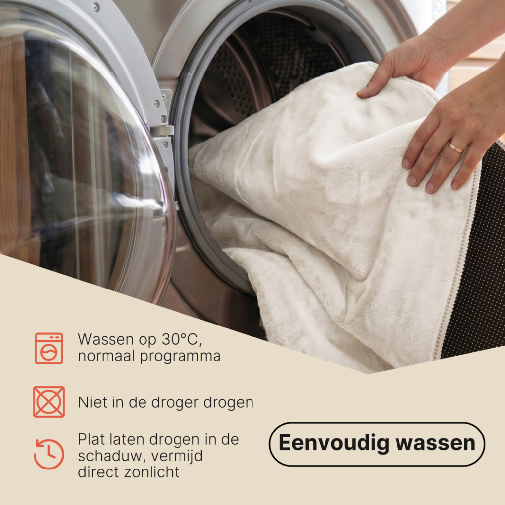 Vloerkleed Lumi Crème Antislip