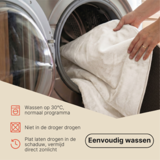 Vloerkleed Lumi Crème Antislip