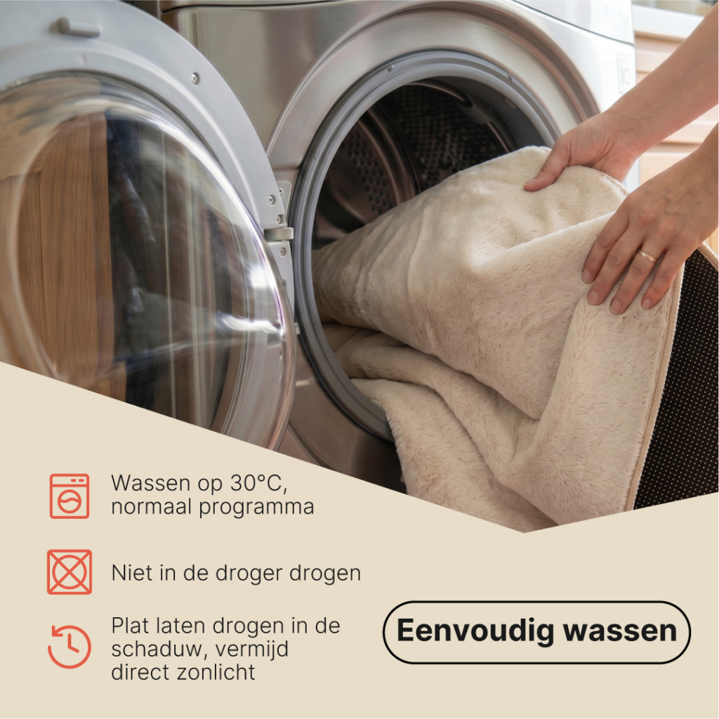 Vloerkleed Lumi Rond Beige Antislip
