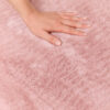 Vloerkleed Lumi Vierkant Roze Antislip