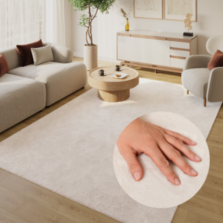 Vloerkleed Lumi Crème Antislip