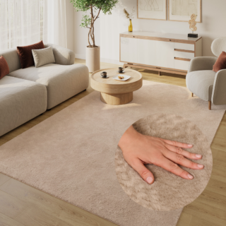 Vloerkleed Lumi Bruin Antislip