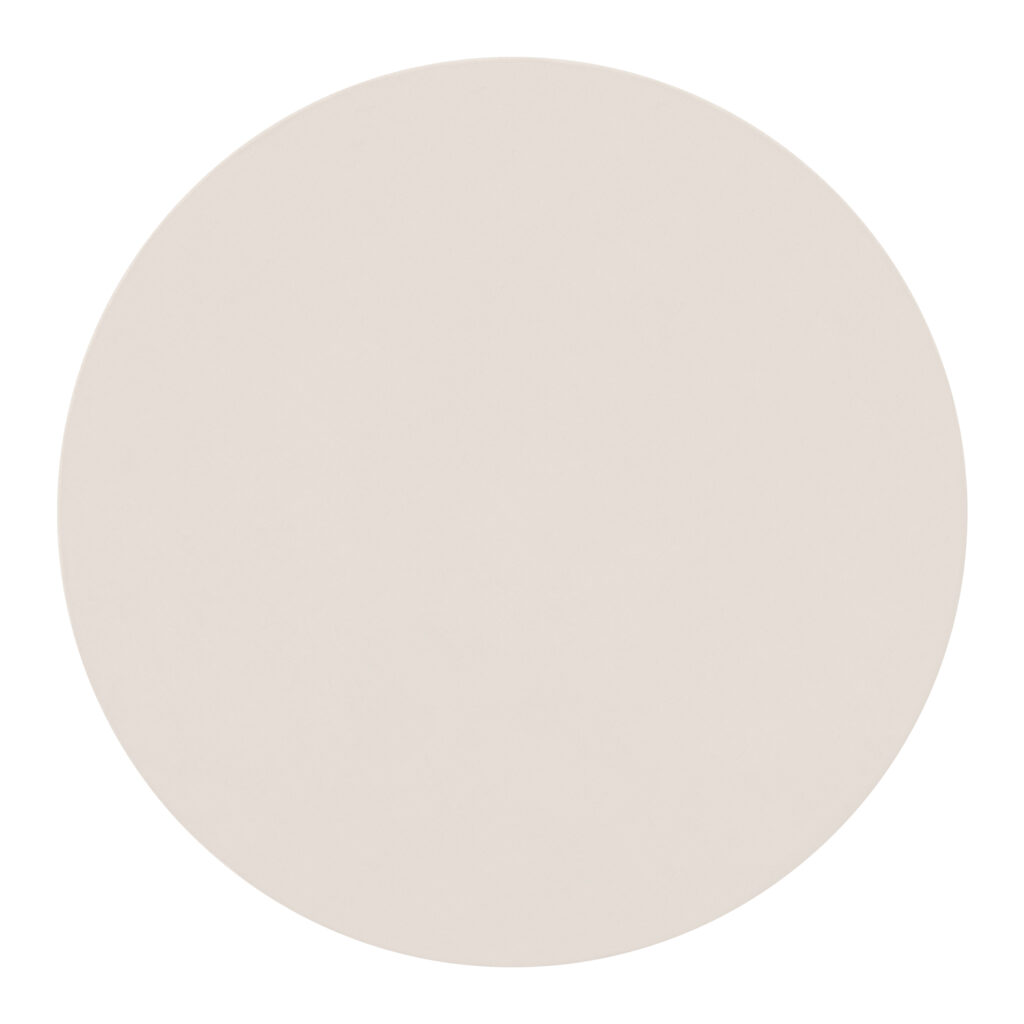 Vloerkleed Lumi Rond Crème Antislip