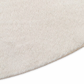 Vloerkleed Lumi Rond Crème Antislip