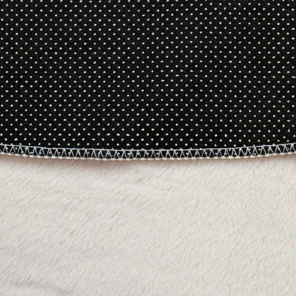 Vloerkleed Lumi Rond Crème Antislip