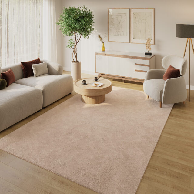 Vloerkleed Lumi Bruin Antislip