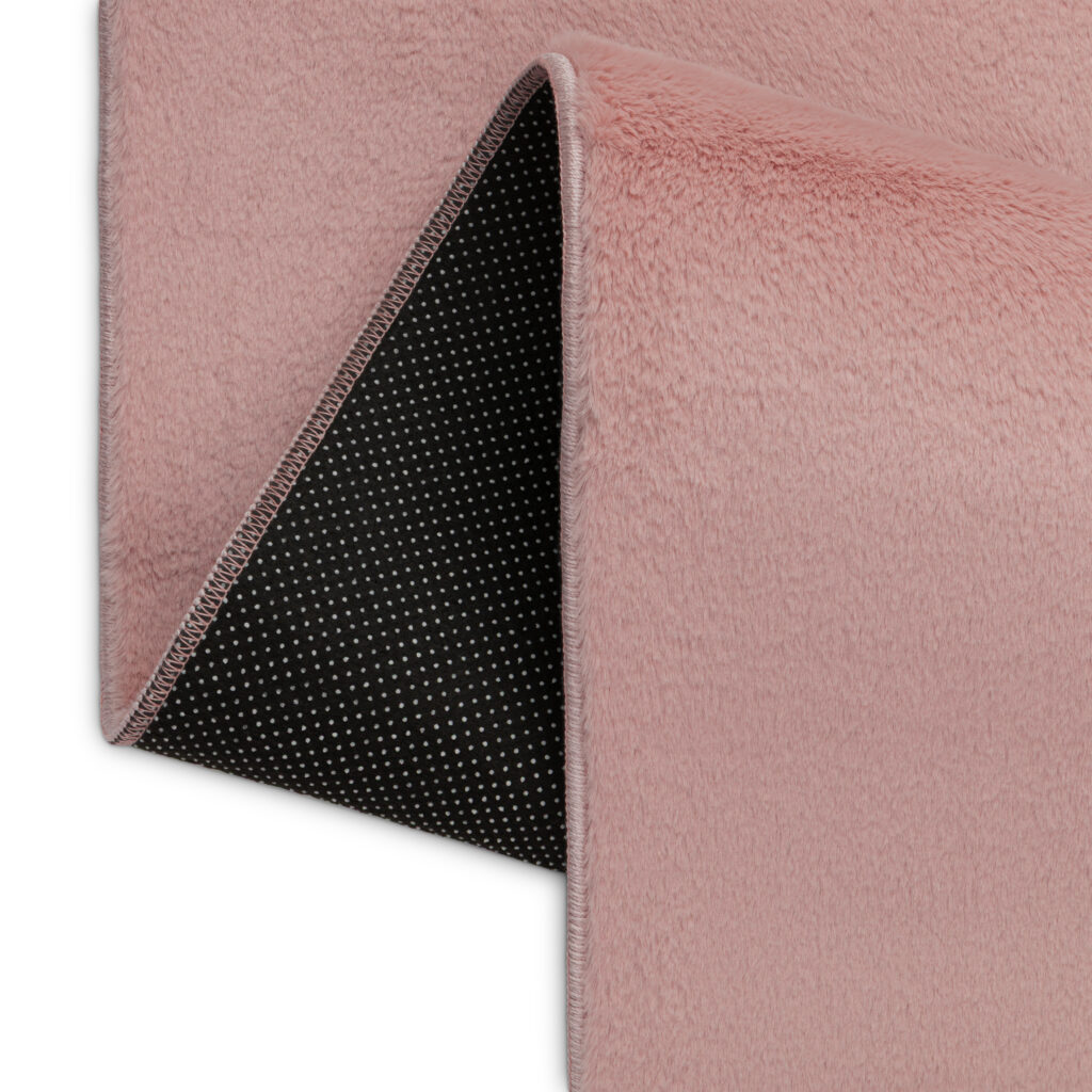 Vloerkleed Lumi Vierkant Roze Antislip