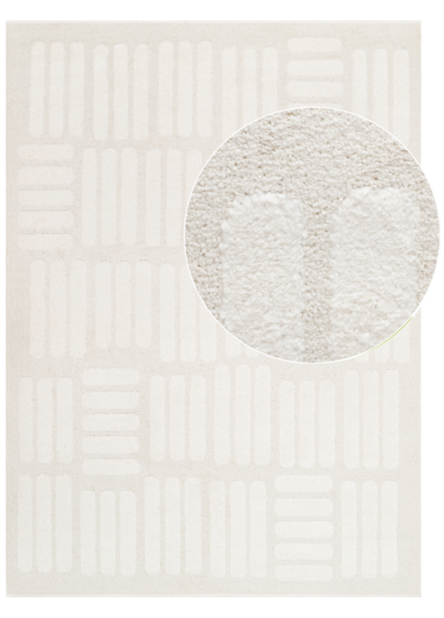 Vloerkleed Terra Crème Strepen