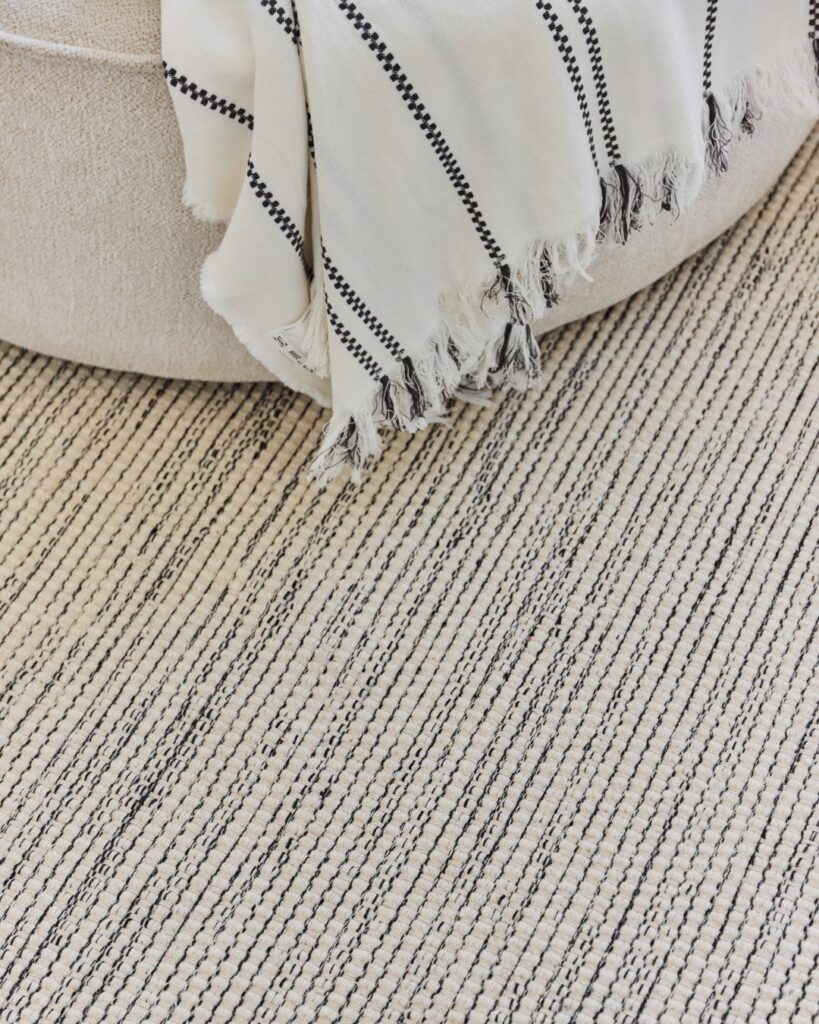 Vloerkleed Wol Loni Beige