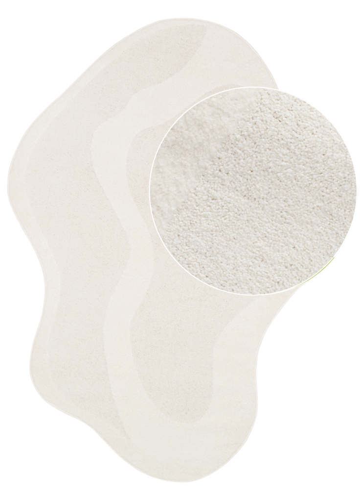 Vloerkleed Terra Crème Onregelmatige Vorm