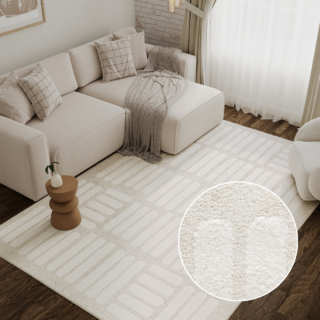 Vloerkleed Terra Crème Strepen