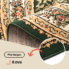 Vloerkleed Atlas Ovaal Klassiek Beige Groen Ornament