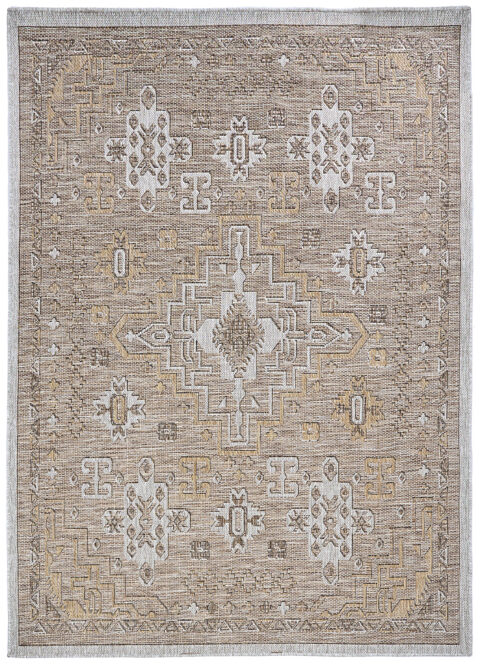 Buitenkleed Yucana Bruin Grijs Vintage