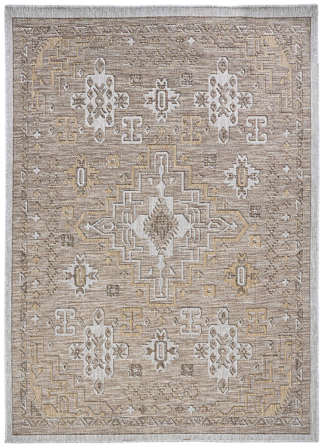 Buitenkleed Yucana Bruin Grijs Vintage