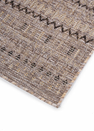Buitenkleed Yucana Bruin Zigzag