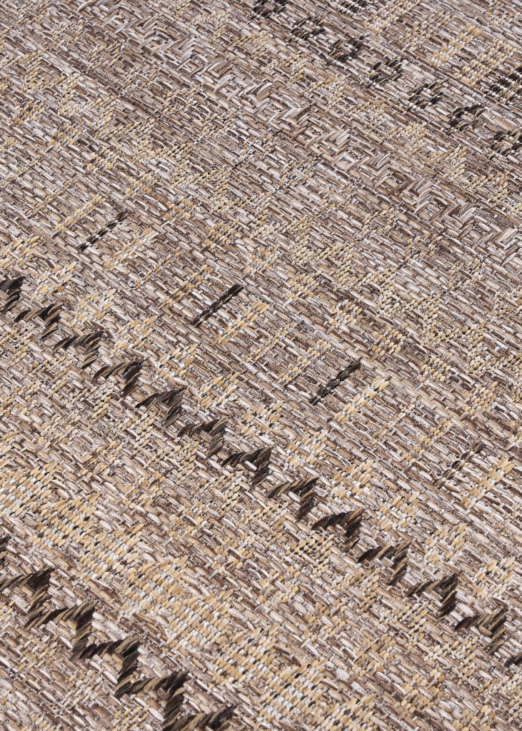 Buitenkleed Yucana Bruin Zigzag