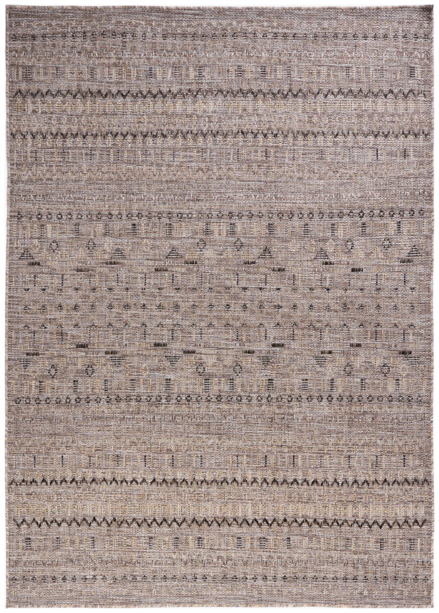 Buitenkleed Yucana Bruin Zigzag