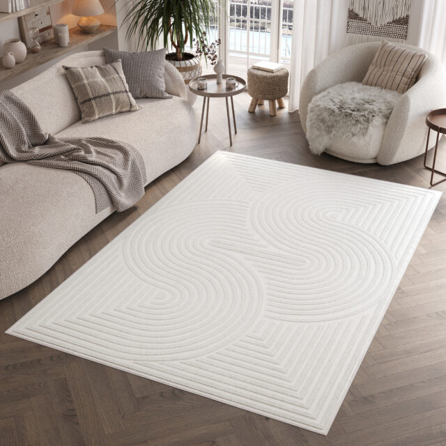 Vloerkleed Hygge Gebroken Wit Modern