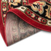 Vloerkleed Atlas Rond met Rood Beige Ornament
