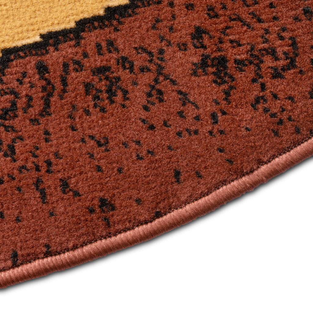 Vloerkleed Atlas Ovaal Bruin Beige Abstract