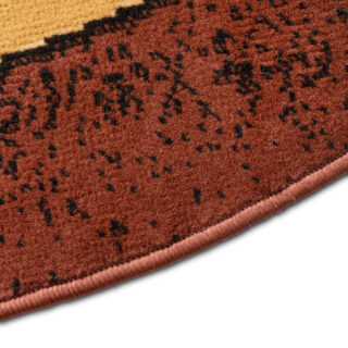 Vloerkleed Atlas Ovaal Bruin Beige Abstract