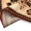 Vloerkleed Atlas Ovaal Beige Bruin Bloemenmotief