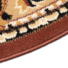 Vloerkleed Atlas Rond Klassiek Beige Bruin Ornament