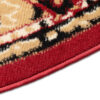 Vloerkleed Atlas Rond Beige Rood Ornament