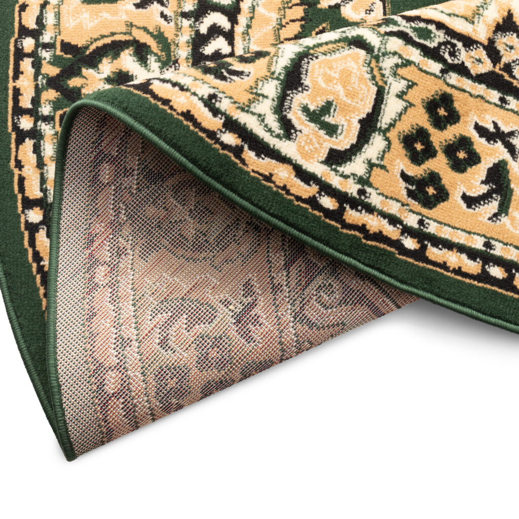 Vloerkleed Atlas Ovaal Klassiek Beige Groen Ornament