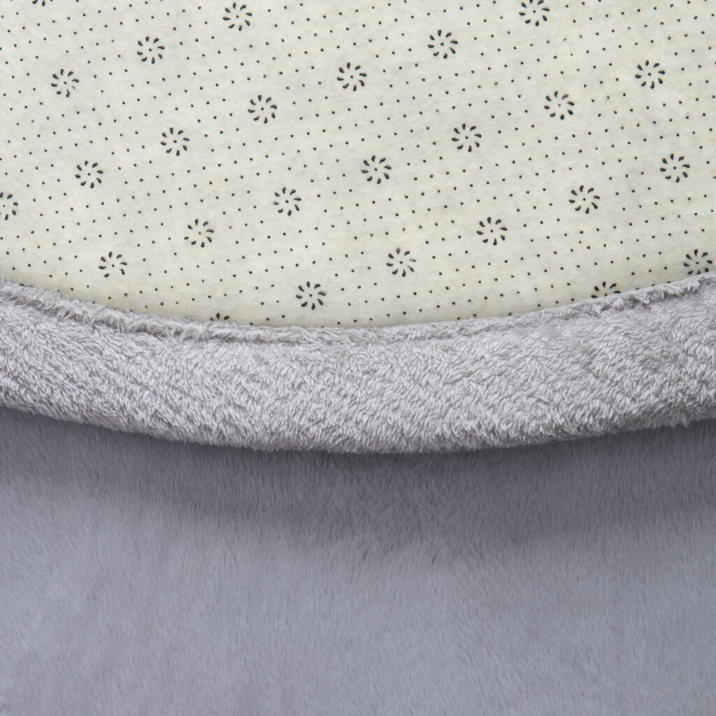 Kinderkleed Fluffin Rond Lichtgrijs