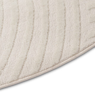 Vloerkleed Hygge Rond Gebroken Wit Modern