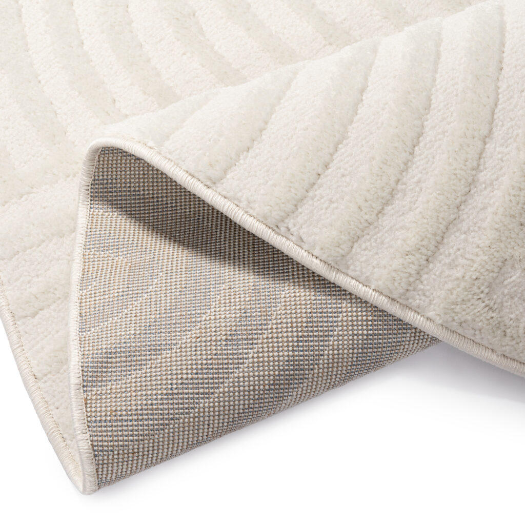 Vloerkleed Hygge Rond Gebroken Wit Ovalen